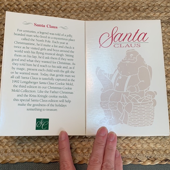 Santa Claus 1992 Longaberger Pottery Cookie Mold - Picture 4 of 8